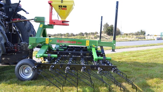 New Rakeman grass harrow