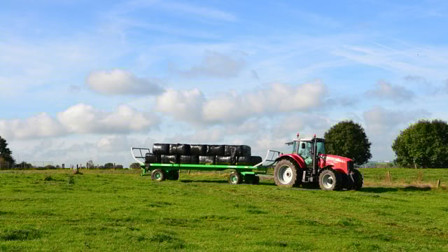 New Joskin bale trailer