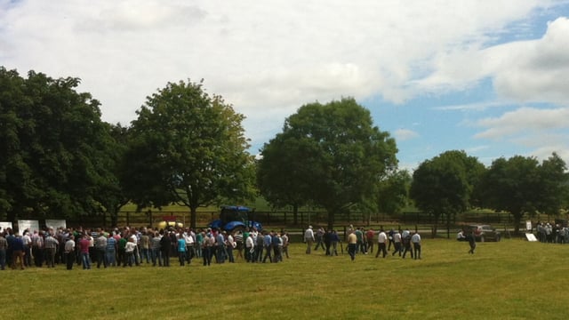 Large numbers attended Kildalton tillage open day