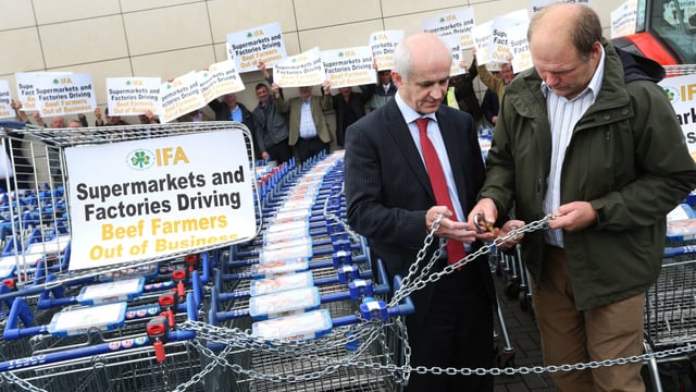 Lidl in the firing line at latest IFA beef protest