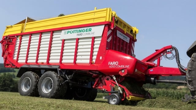 New high output Pöttinger silage wagon on the market