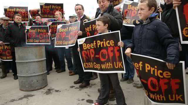 'Beef farmers protest is a cry from the brink of ruin'