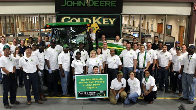 Augusta produces 1 millionth John Deere tractor