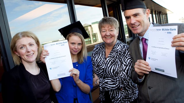 Ulster Bank staff awarded ag' finance certificates