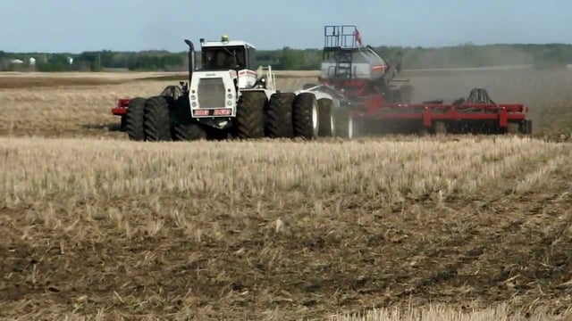 World's biggest tractor built to pull 80ft cultivator
