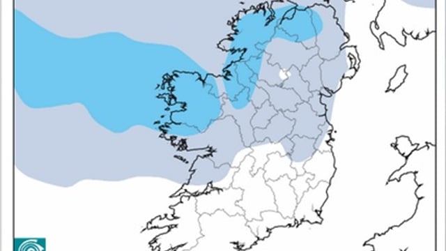 Unsettled weather with outbreaks of rain - Met Eireann
