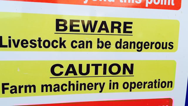 'Farmyards should be a no-go for children'