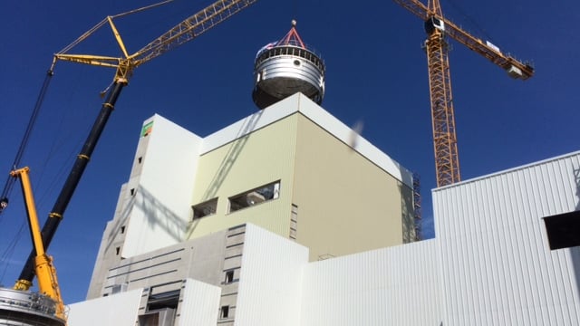 Massive Equipment lift at new Dairygold development