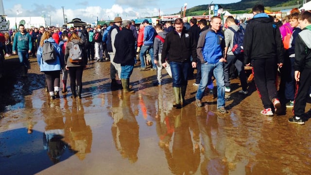 PICS: Sunshine, muck and 77,500 people make Day One at Ploughing 2015