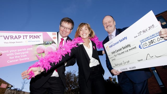 Dairygold's 'wrap it pink' campaign raises over €10,000 for cancer awareness