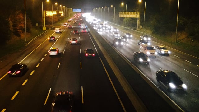 Belgian Blue shuts down M50 (no joke!)