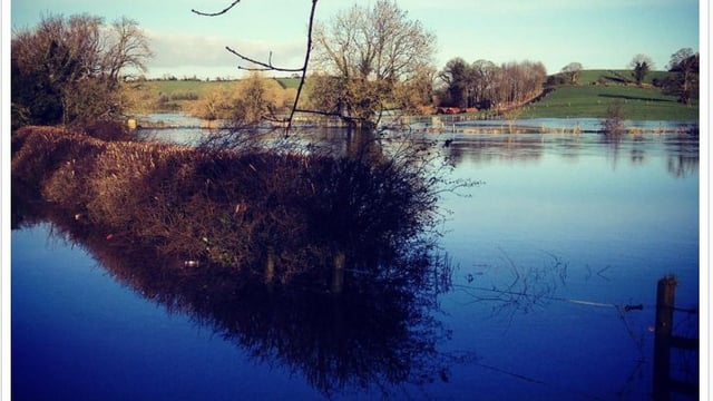 Pics: Storm Desmond battered farmland over the weekend