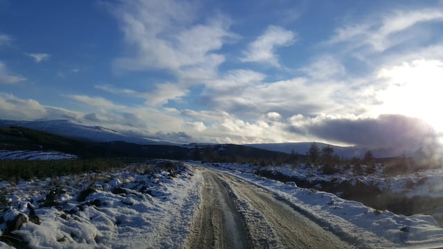 Pics: Snow made an appearance in parts over the weekend