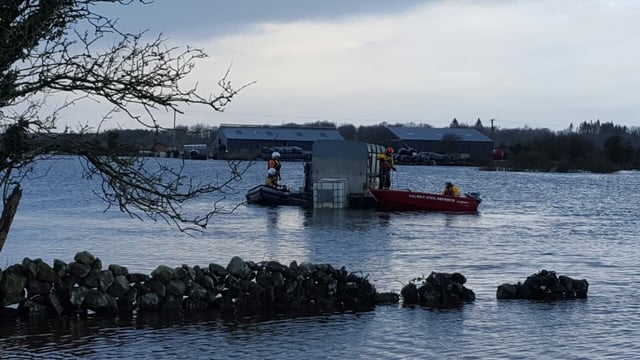 Galway farmers still have land under flood waters