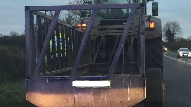 Penalty points and a fine for tractor driver caught holding a mobile phone