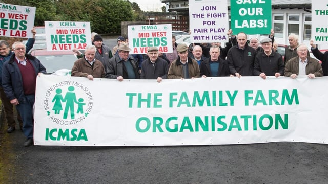 Farmers protest against the closure of Regional Veterinary lab in the west