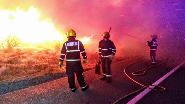 Video: Weekend sunshine sparks a 'surge' in illegal wild fires