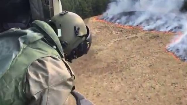 Air Corps called in to battle gorse fires in the west of Ireland