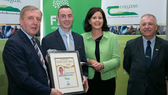 Waterford farmer wins Teagasc/FBD Student of the Year