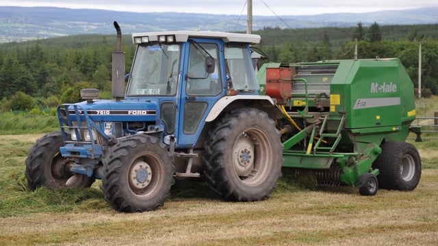 Grass surpluses mean 'lots of bales'
