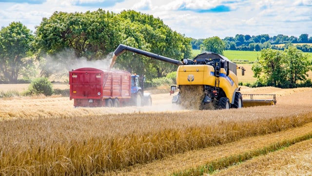 Video: Winter barley harvest wraps up in north Co. Dublin