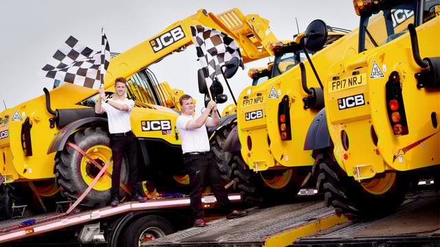 JCB machines drafted in for British Grand Prix