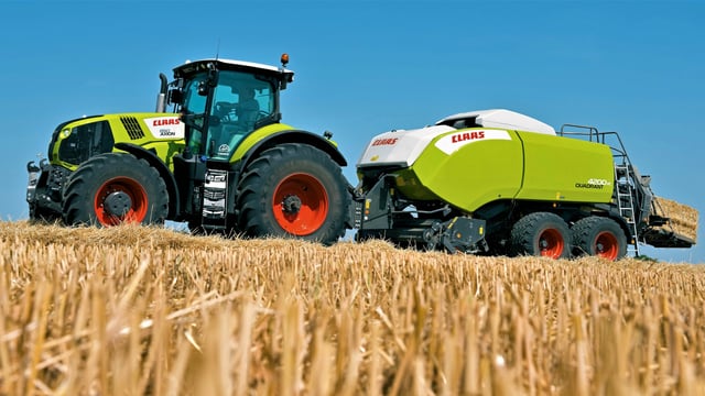 On-the-move bale weighing for Claas Quadrant