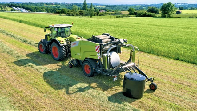 It's a wrap: Claas joins the 'film instead of net' movement