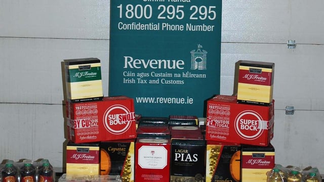 Revenue seizes large quantity of smuggled alcohol