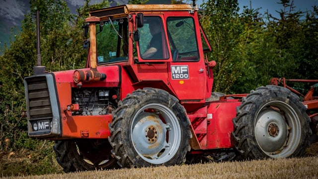 Pics: Eye-catching classic tractors turn the sod at Cooley ploughing festival