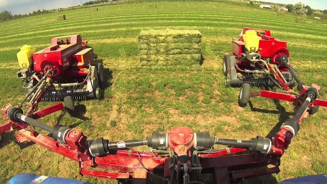 Work twice as hard...with half the tractors