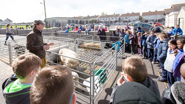 Mobile farm reaches out to schools and nursing homes