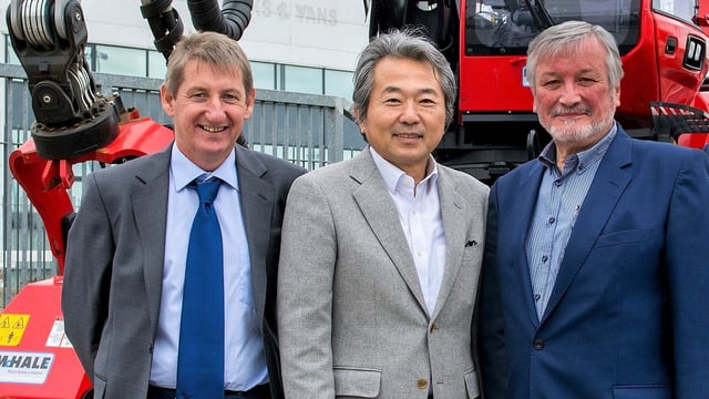 Seeing the wood for the trees: Komatsu 'top brass' land in Ireland