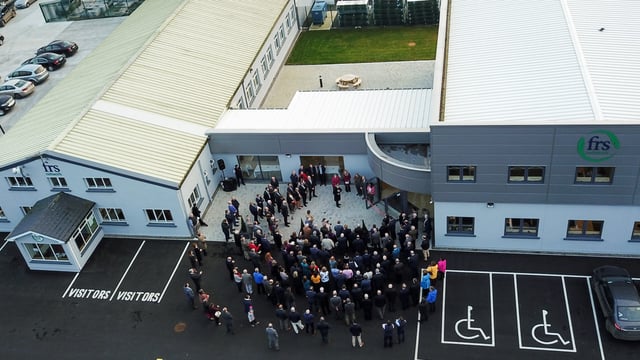 Over 200 people attend the official opening of FRS Network's new offices