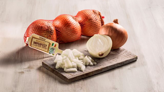 Tesco saves 300t of 'perfectly good' onions from going to waste