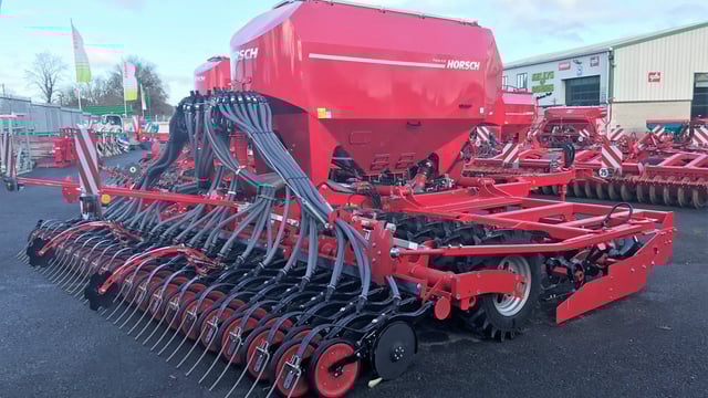 Why does Horsch hold '87%' of the trailed drill market?