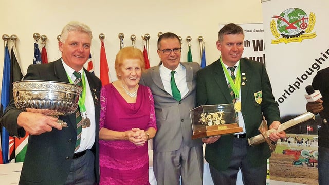Masters in their field: Irish ploughing men win big on world stage