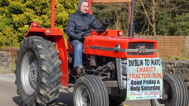 Reminder: Dublin2Mayo charity tractor run begins tomorrow