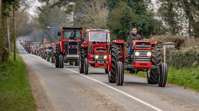 Pics: New Massey Ferguson world record set...in Co. Kildare