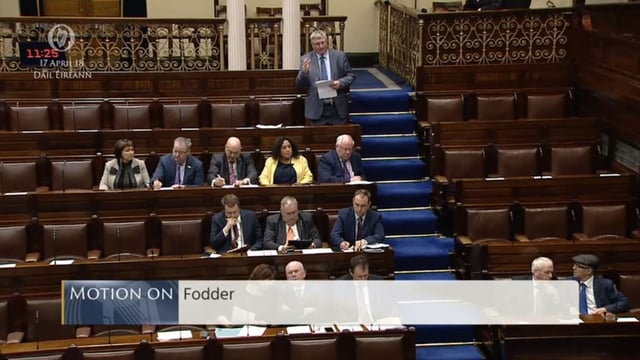 Fianna Fail's fodder crisis motion to be put to a vote
