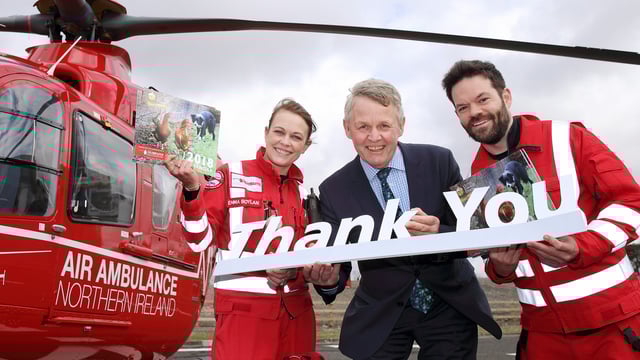 Centenary dinner and calendar raise £31,000 for air ambulance