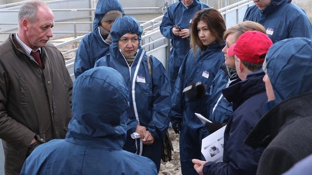 Kazakhstan buyers tour NI to browse UK's agri-tech wares