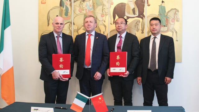 Dairymaster secures deal to equip mega farms in China