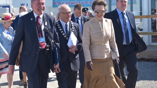 Royal visitor attends opening day of 150th Balmoral Show