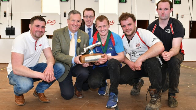 Young Farmers' Clubs of Ulster tug in a crowd at Balmoral