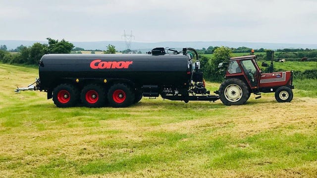 Check out this massive 5,500-gallon slurry tanker...in Clare