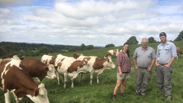 From a make-up career to dairy farming with dad