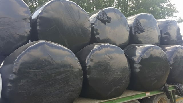 Transporting bales? Don't forget to apply straps