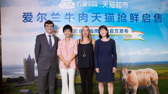 Irish beef for sale on China’s largest online supermarkets