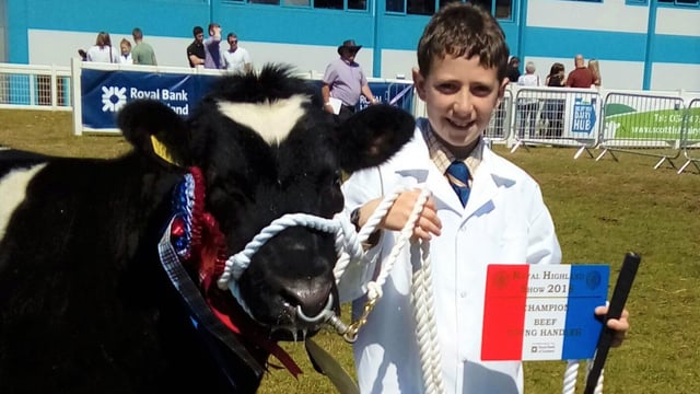 Young Limousin breeder manages major show hat-trick